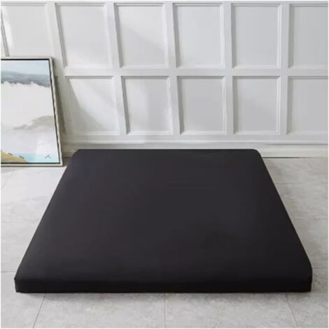 Bardusch-Housse moderne pour futon sol japonais 90x190 cm, coton lavable, protection tatami (B) (1/5)