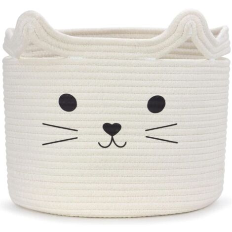 Bardusch-Panier corbeille en coton pour linge ou jouets, joli design, pour enfants, bébés ou animaux domestiques (1/4)