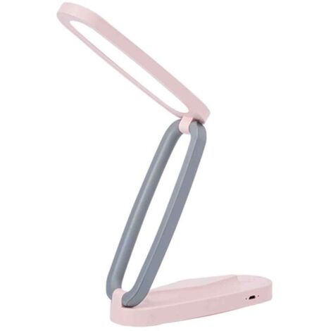 Bardusch-Lampe de bureau LED pour le bureau et la maison, lampe rechargeable à piles, pliable et portable, bande lumineuse LED pour bureau, petite lampe de bureau à luminosité réglable... (1/5)