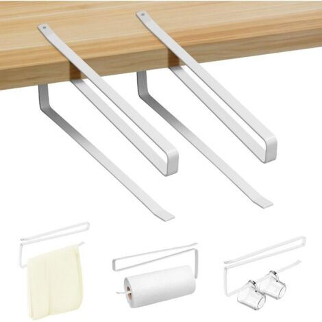 Bardusch-2 porte sopalin Z forme blanc, sans perçage, cuisine/sdb/placards.