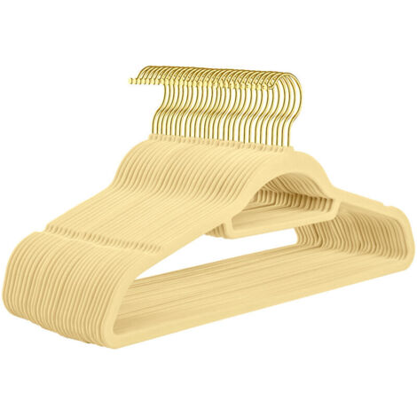 Bardusch-Lot de 30 cintres antidérapants en ABS floqué, pour le rangement de vêtements à la maison. Porte-vêtements magique et sans coutures.......""" (1/5)
