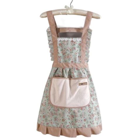 Bardusch-Tablier de cuisine femme réglable avec poches, usage familial, restaurant, café, barbecue, jardinage (1/4)