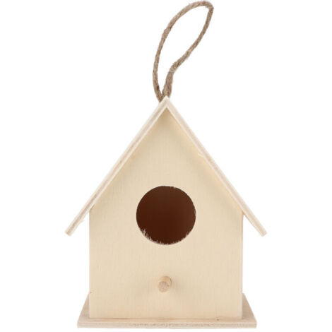 Bardusch-Nichoir en Bois Innovant Petite Maison d'Oiseau en Bois Bricolage Sûre Durable Naturelle (1/5)