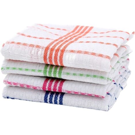 Bardusch-torchons de cuisine absorbants en coton fin pour laver la vaisselle, 35 x 35 cm, taille unique (1/5)