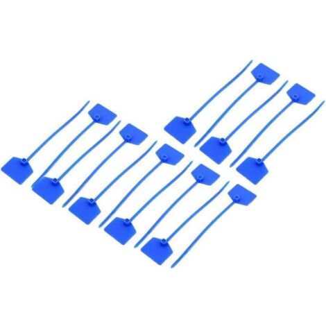 Bardusch-3 pcs éléments nylon 15×120 mm autobloquants pour câble, étiquette fil bleu, connecteurs cordon marqueur (1/4)