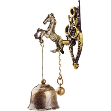 Bardusch-Sonnette Vintage en Métal Style Rétro, Clochette Éléphant Décorative pour Commerçant, Clochette De Table pour Jardin, Cour Ou Maison (1/5)