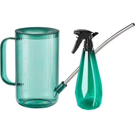 Bardusch-Arrosoir inox 1 L – long bec – plantes intérieur/extérieur – fleurs/jardin – élégant et durable (1/5)