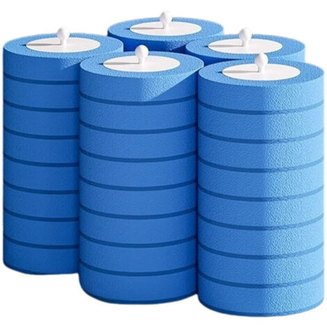 Bardusch-40 têtes de brosse jetables pour toilettes, recharges pour brosses de toilette et de salle de bain/// (1/5)