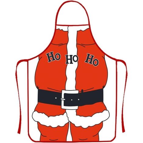 Bardusch-Tablier de cuisine de Noël pour homme, motif Xmas, usage fête, dîner, chef, barbecue, idée cadeau (1/5)