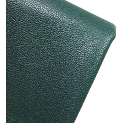 Bardusch-Cuir artificiel vert foncé, 160 cm de large, pour meubles. (1/4)