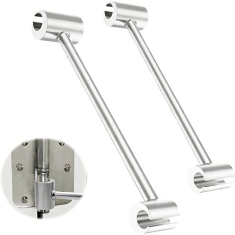 Bardusch-Lot de 2 clés de réglage de charnière de porte - Outil de pliage pour portes coupe-feu - 14/19 + 23/25 mm (1/5)
