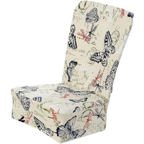 Bardusch-Couverture élastique Housse de Chaise Cas de Chaise Simple Protecteur de Chaise Tout Inclus Housse de Dossier de Chaise (1/5)