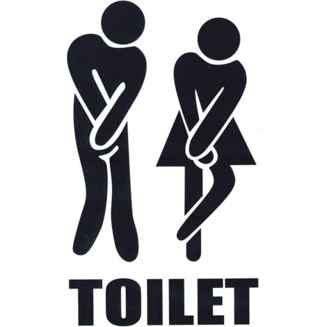 Bardusch-Sticker WC drôle HD – Vinyle non vulgaire, personnalisable sur cuvette/portes/murs/toilettes (1/5)