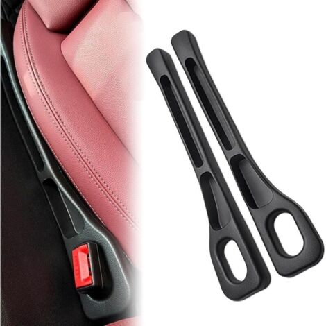 Bardusch-2 Pièces SièGe de Voiture Gap Filler Pad,Remplissage Siege Voiture,BoîTe de Rangement pour SièGes D'Auto,Remplisseur D'Espace SièGe Voiture,Utilisé Dans La Plupart Des Voitures