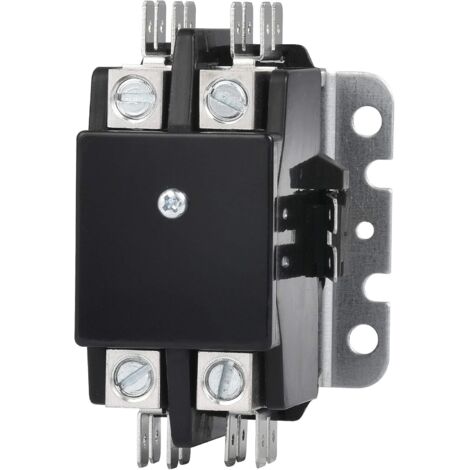 Bardusch-Contacteur de compresseur de condenseur de climatiseur 2 pôles FLA 40 A, bobine 24 V CA, contacteur à usage spécifique pour climatiseur (1/5)
