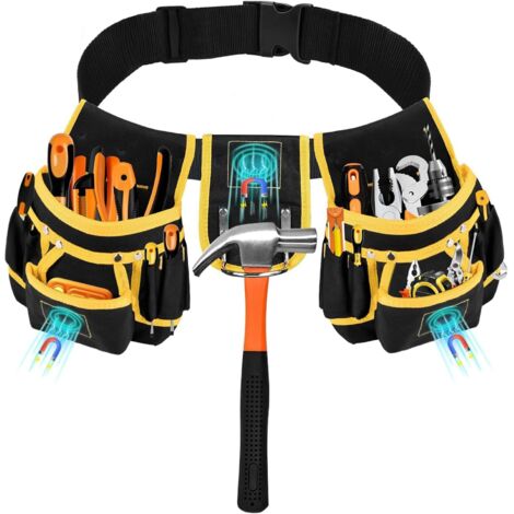 Bardusch-Ceinture à outils robuste et réglable pour les artisans, les travailleurs de la construction et les électriciens (1/5)