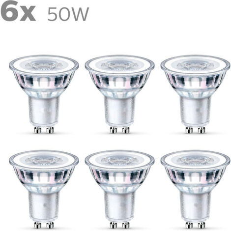 Bardusch - LED classic, Ampoule équivalent 50 W, GU10, Lot de 6, Blanc Chaud (2700 Kelvin), 355 Lumens, Réflecteur (1/5)