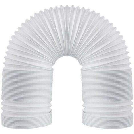 Bardusch - Tuyau d'échappement flexible en PVC, 150 mm universel avec longueur 3 m, pour climatiseur, hotte aspirante, sèche-linge. (1/5)