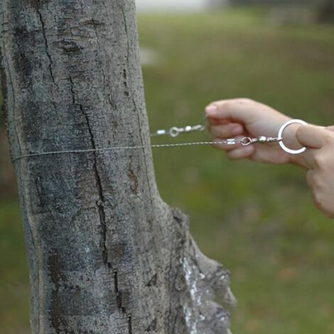 Bardusch - Scie d'angle portative en acier inoxydable 304, scie à fil sans corne pour vache, pour le sciage du bois en extérieur (1/5)