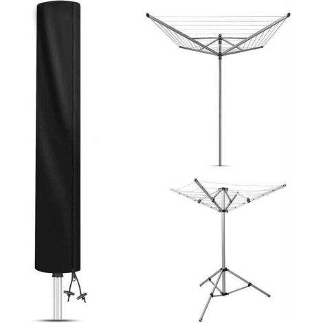 Bardusch-Housse Parapluie Sechoir Brabantia, Housse Etendoir Leifheit, Housse Etendoir Parapluie Extérieur, Imperméable Housse de Protection pour Séchoir Brabantia Parapluie(160x15x15cm) (1/4)