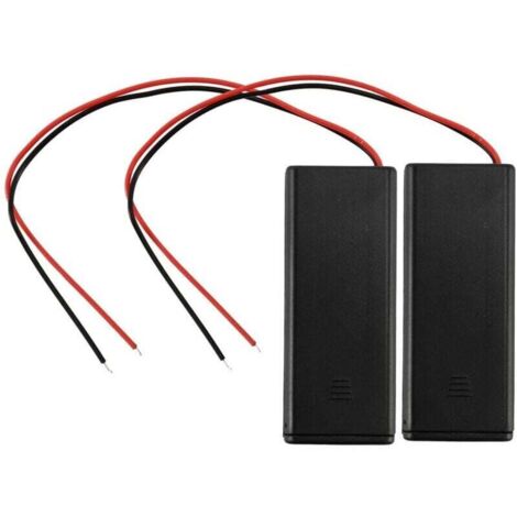 Bardusch-2 Pièces Support Pile 2xAAA 3V avec Couvercle pour Commutateur Électrique (1/4)