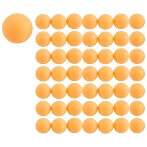 Bardusch-Paquet de 50 Balles de Ping Pong Orange Sans Couture Légères Durables Qualité Supérieure (1/4)