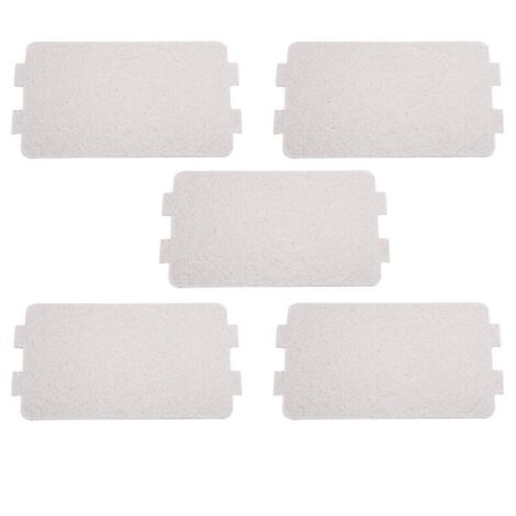 Bardusch-Plaque Mica Micro Ondes, 5 Pièces Feuille De Mica Micro Onde, Remplacement De Couvercle De Guide D'ondes Pour Micro-ondes, Bouclier En Carton Pour Micro-ondes (1/4)