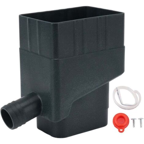 Bardusch-Système de récupération d'eau de pluie, kit de dérivation de tuyau de descente professionnel résistant aux UV pour les jardins extérieurs, les pelouses et les espaces verts(Vert) (1/4)