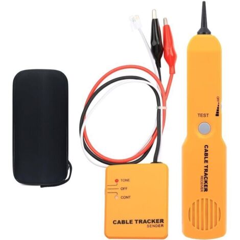 Bardusch-Testeur de Continuité, Localisateur de Câbles et Générateur de Tonalité, Localisateur de Ligne Mmultifonction Sans Problème, Localisateur de Ligne et Test de Continuité de Ligne Téléphonique (1/4)