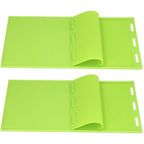 Bardusch-Feuille de Cire d'abeille Moule 2 Pièces 5.4mm Silicone Feuille de Cire d'abeille Moule Cire d'abeille Fondation Presse Moule équipement D'apiculteur (1/4)