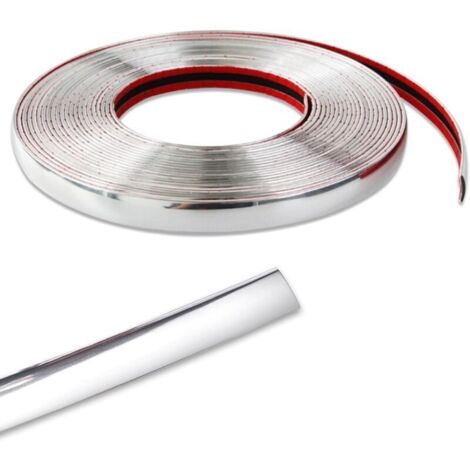 Bardusch-Bande décorative latérale de porte imperméable et anti-rayures avec adhésif (10 mm x 15 m) (1/4)