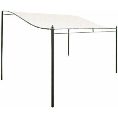 Bardusch-Toile de Toit de Rechange pour Pavillon Tonnelle - 300D Toile Imperméable Tente Auvent Haut Toit Soleil Tente Tissu Extérieur Housse Étanche/Résistant À La Déchirure 3mx2.6m (sans Support) (1/4)