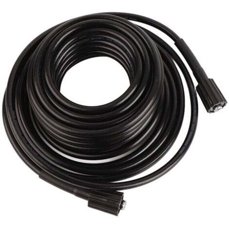 Bardusch-Rallonge de tuyau de rechange pour nettoyeur haute pression M22 Noir 15 m (1/4)