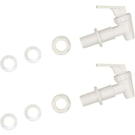 Bardusch-Robinet de refroidissement de rechange, robinet à bec verseur réutilisable, robinet à levier, robinet en plastique sans BPA (laiteux) (1/4)