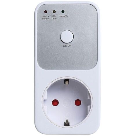 Bardusch-Interrupteur de prise de protection de tension automatique AC220V Power Surge Safety Protector eu plug socket réfrigérateur protecteur-1pièce (1/4)