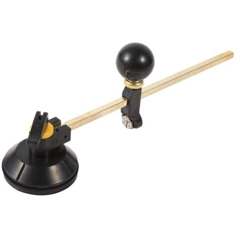 Bardusch-Coupe Verre Circulaire,1 PC Compas réglables Diamètre du cercle de coupe diamant 40 cm avec outils de coupe à ventouse pour les amateurs de coupe de verre professionnels (1/4)