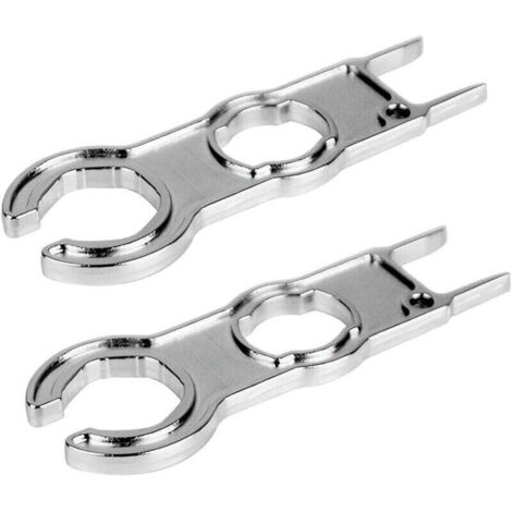 Bardusch-2 pièces Connecteur de Panneau Fonctionne MC4, Clé à Déconnecter en Métal, de Sertissage pour Câble de Panneau Fil de Système PV et Connecteur, en Aluminium, Outil de Montage Enfichable (1/4)