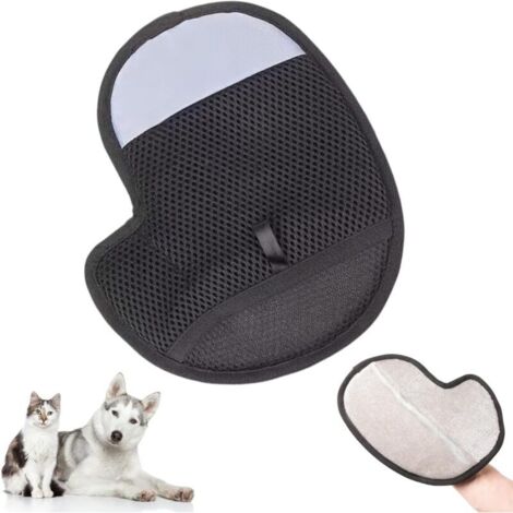 Bardusch - Gant Poil Chat, Gant pour Enlever Les Poils d'animaux, pour Meubles, Vêtements, Tapis & Voiture, Idéal pour Chiens & Chats, Gants de Toilettage pour Chat