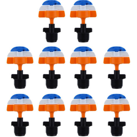 Bardusch - Lot de 10 arroseurs d'irrigation inversés G1/2" à 360° avec micro-buses pour jardin et pelouse (1/4)