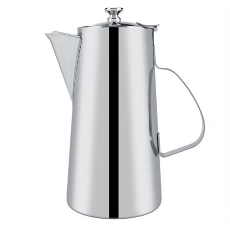 Bardusch - Théière élégante en acier inoxydable épais de 2 L pour la maison et le restaurant (n° 1) (1/4)