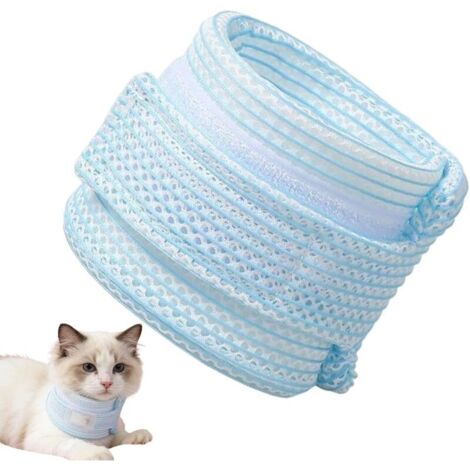 Bardusch - Cône de cou pour chat Attelle de protection lavable et imperméable Collier conique pour chat Pour chiots de petite et moyenne taille pour promenade, cour, jardin