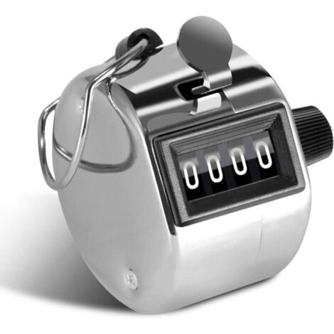 Bardusch - Compteur Manuel 4 Chiffres Compteur de Passage pour Compteur de Personnes, Sport de Golf, École des Formateurs (1/4)