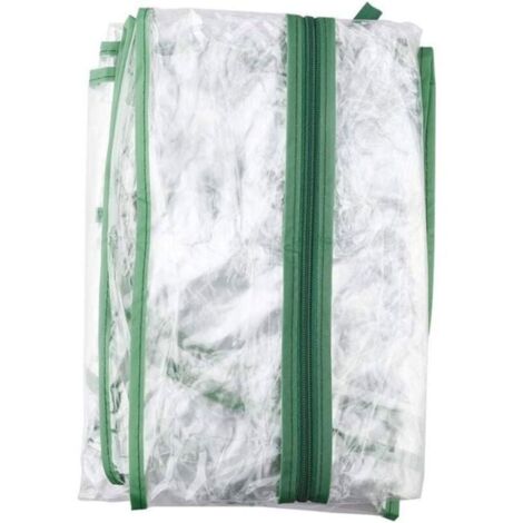Bardusch - Housse de rechange pour serre à 3 couches, en plastique transparent, pour mini serre, pour cadre extérieur, accessoires de jardi (1/4)