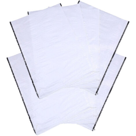 Bardusch - Lot de 10 sacs sable vides 35,5 x 61 cm polypropylène + film brillant, barrière anti-inondation/construction (1/5)