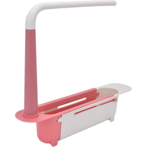 Bardusch - Support de Rangement télescopique pour évier de Cuisine, Panier de vidange de Rangement Librement réglable, Porte-Savon éponge télescopique, Porte-Serviettes sous Les organisateurs d'évier (1/4)