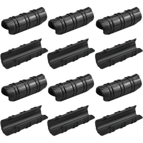 Bardusch - 12Pcs Serre Clips 25mm Clips Serre de Jardin Résistance aux Températures Elevées Fixation Bache Serre Durable Facile a Utiliser (1/4)
