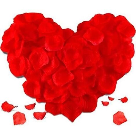 Bardusch - 5000 pièces artificielles pétales rouge tissu non tissé mariage saint valentin fête décoration pétales de Rose (1/4)