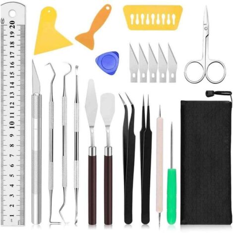 Bardusch - Kit de 22 outils de base pour le désherbage de vinyle, compatible avec les kits de lettrage Cricut. (1/5)