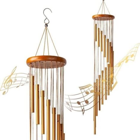 Bardusch - Carillon à Vent Extérieur - - 36" - 18 Tubes en Alliage d'Aluminium - Décoration pour Jardin (1/4)