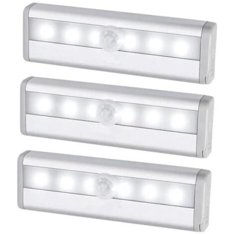 Bardusch - 3 pcs Détecteurs de Mouvement Lampe, Veilleuse Automatique,Lampe de Placard,Lampe Escalier, Lampe d\'armoire, Lampe Nocture (1/4)